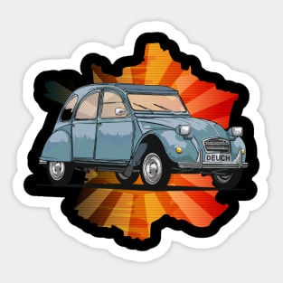 2cv HotSun Sticker